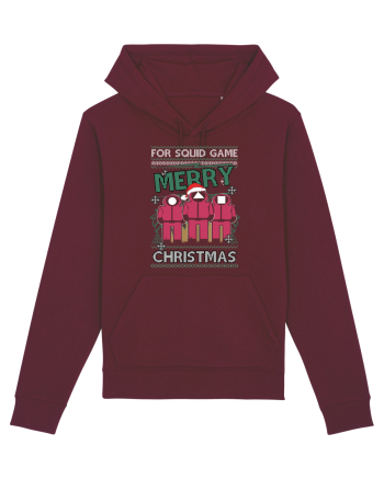 Merry Christmas For Squid Game Burgundy