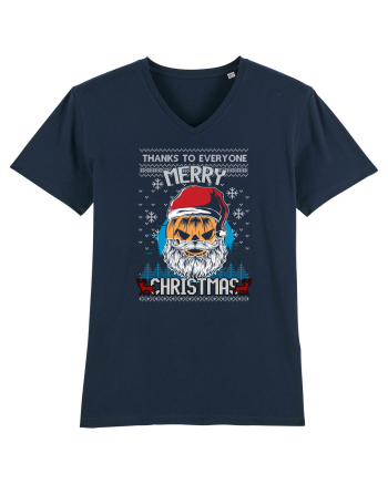 Merry Christmas Halloween French Navy