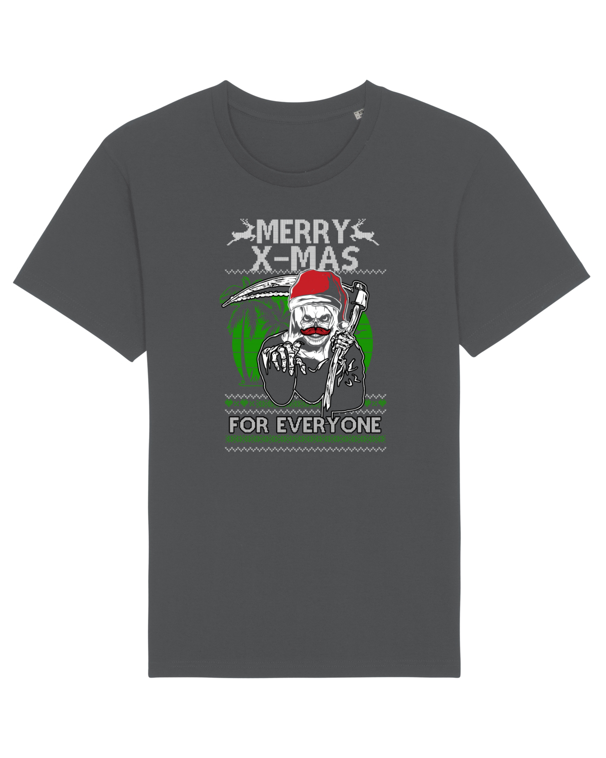 Tricou mânecă scurtă Unisex Rocker Anthracite
