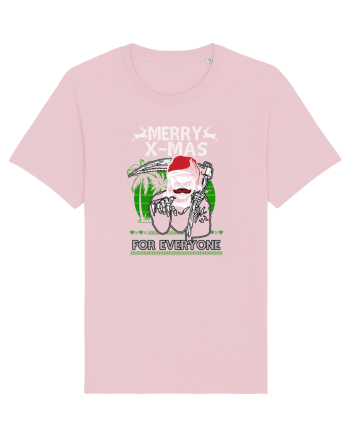 Merry Christmas Lamberjack Cotton Pink
