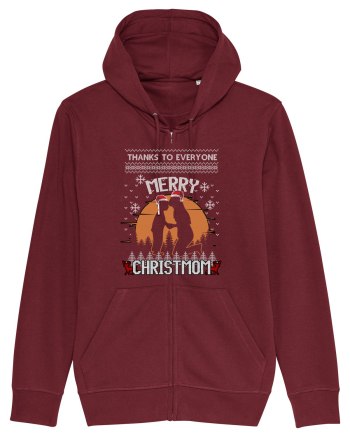 Merry Christmom Burgundy