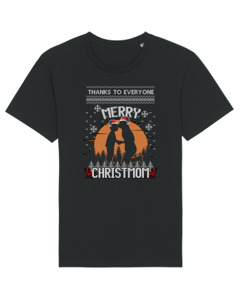 Merry Christmom Black