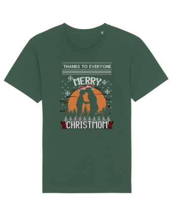 Merry Christmom Bottle Green