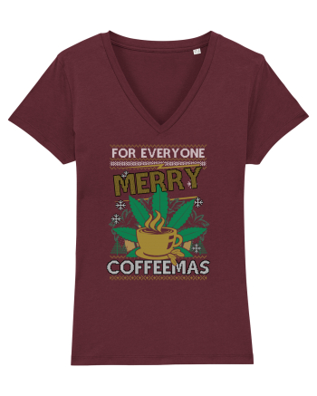 Merry Coffeemas Burgundy