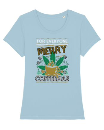 Merry Coffeemas Sky Blue
