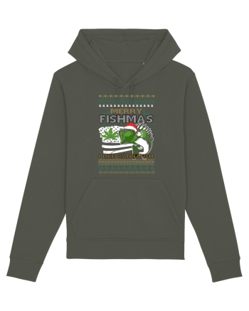 Merry Fishmas I Like Cannafish Khaki