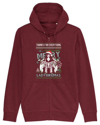 Merry Ladybikemas Burgundy