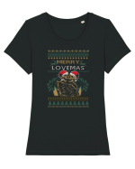 Merry Lovemas Tricou mânecă scurtă guler larg fitted Damă Expresser