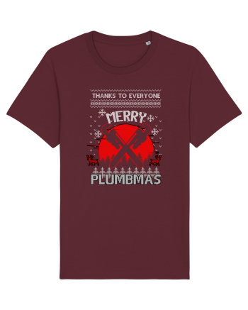 Merry Plumbmas Burgundy