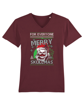 Merry Skullmas Burgundy