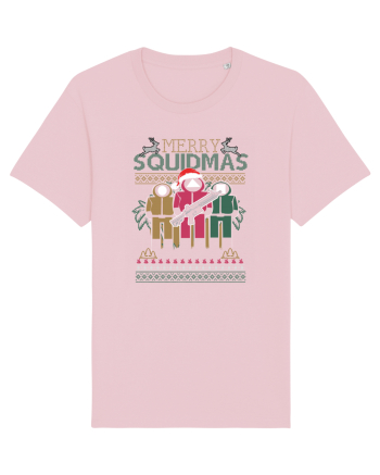Merry Squidmas Cotton Pink