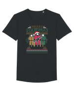 Merry Squidmas Tricou mânecă scurtă guler larg Bărbat Skater