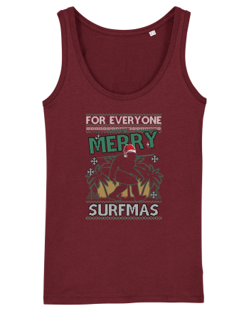 Merry surfmas For Everyone Burgundy