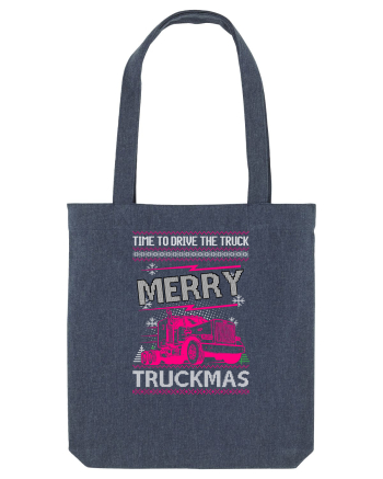 Merry Truckmas Time To Drive Midnight Blue
