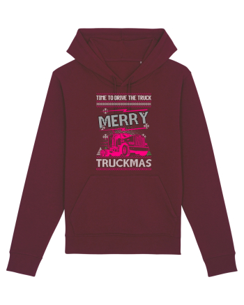 Merry Truckmas Time To Drive Burgundy