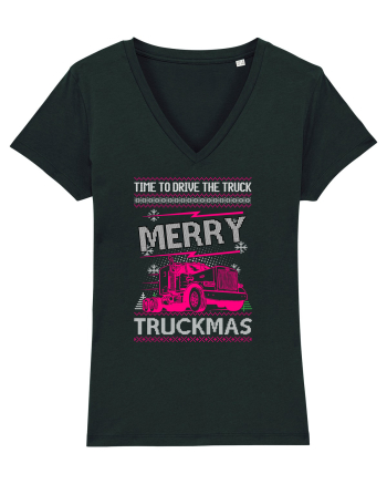 Merry Truckmas Time To Drive Black