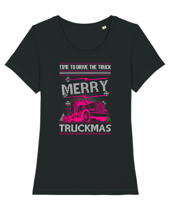Merry Truckmas Time To Drive Black