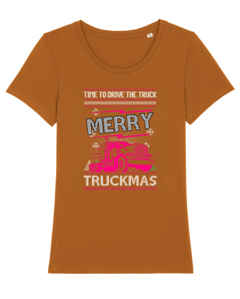 Merry Truckmas Time To Drive Roasted Orange