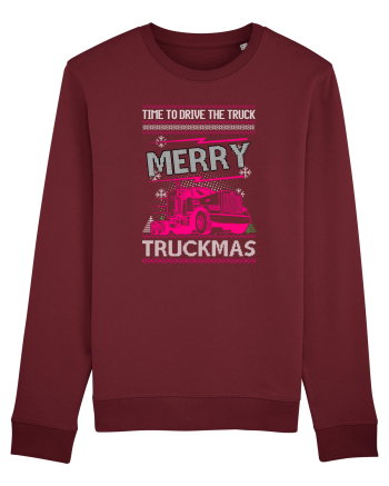 Merry Truckmas Time To Drive Burgundy