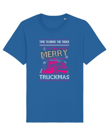 Merry Truckmas Time To Drive Royal Blue