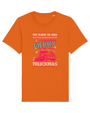 Merry Truckmas Time To Drive Bright Orange