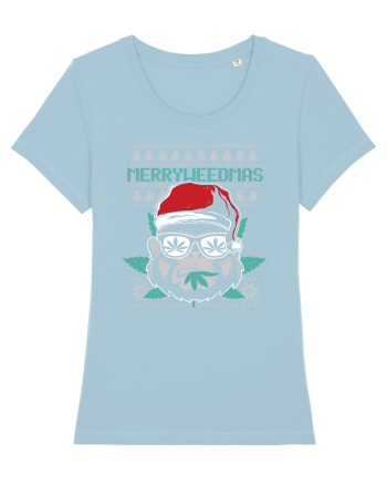 Merry Weedmas Ape Sky Blue