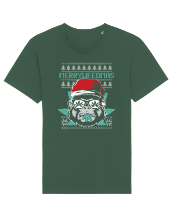Merry Weedmas Ape Bottle Green