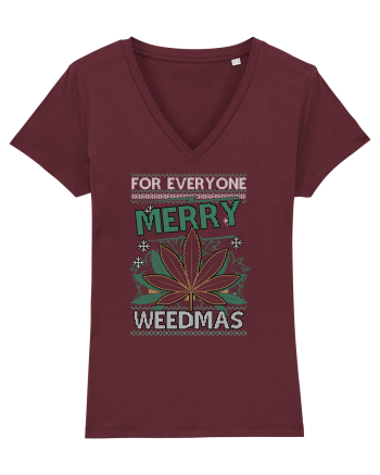 Merry Weedmas Burgundy