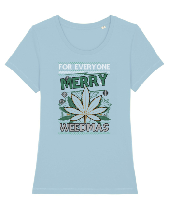 Merry Weedmas Sky Blue