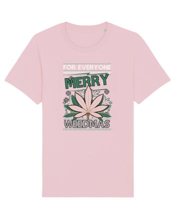 Merry Weedmas Cotton Pink