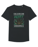 Merry Weedmas Tricou mânecă scurtă guler larg Bărbat Skater