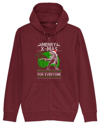 Merry X-mas For Everyone Burgundy
