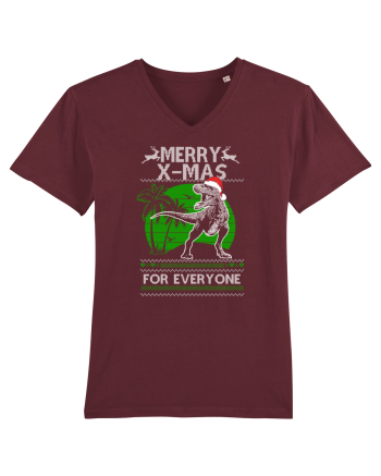 Merry X-mas For Everyone Burgundy