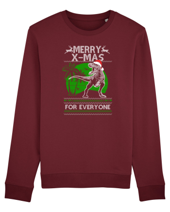 Merry X-mas For Everyone Burgundy