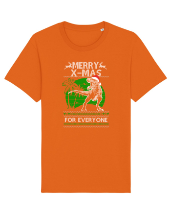 Merry X-mas For Everyone Bright Orange