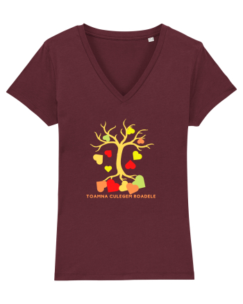 TOAMNA CULEGEM ROADELE Burgundy