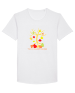 TOAMNA CULEGEM ROADELE Tricou mânecă scurtă guler larg Bărbat Skater