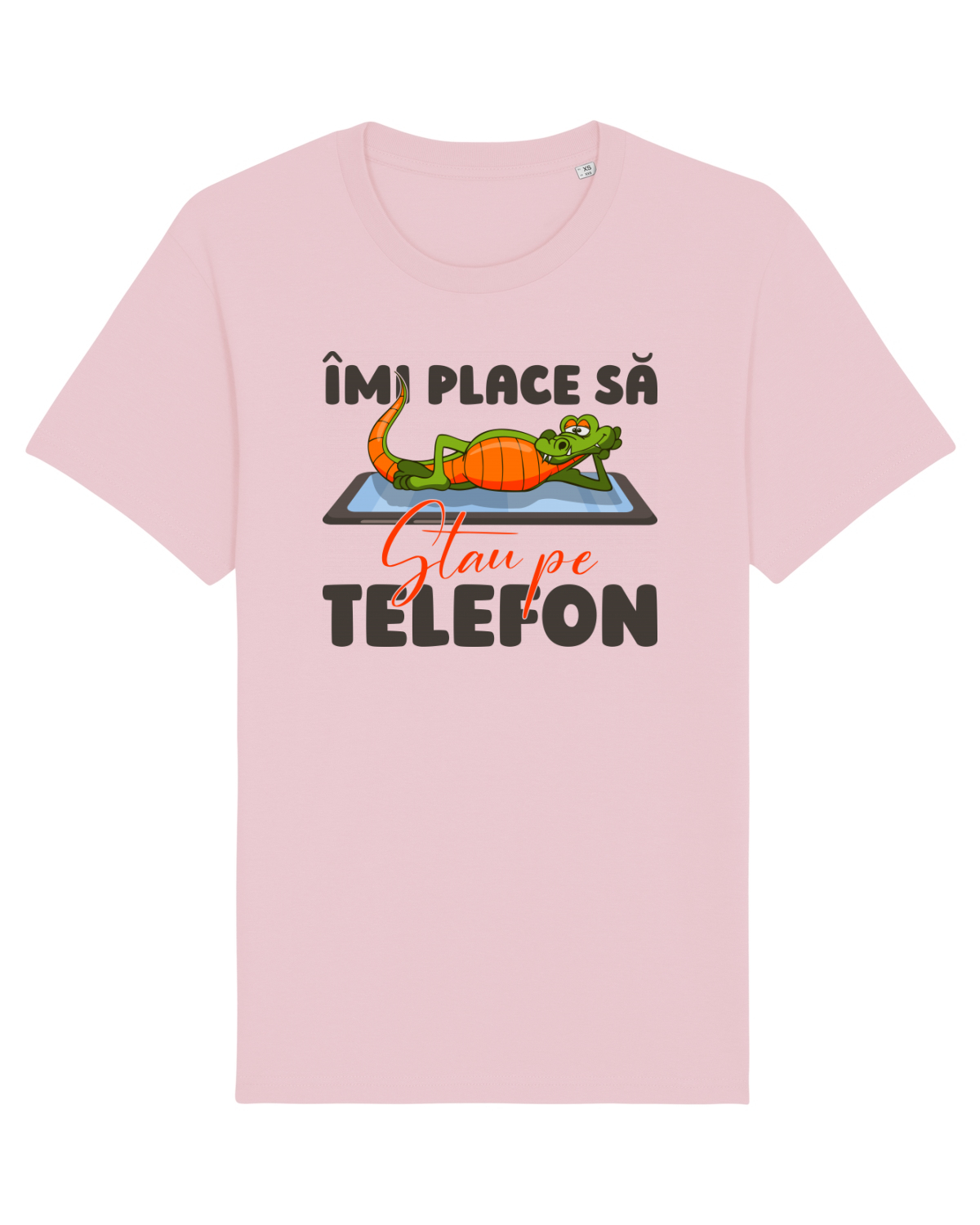 Tricou mânecă scurtă Unisex Rocker Cotton Pink