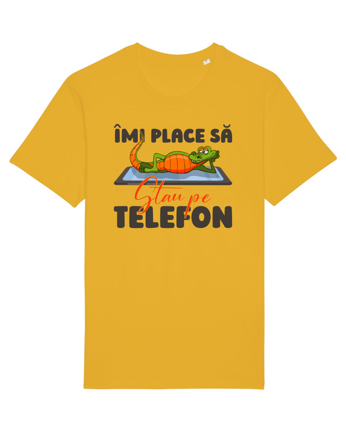 Tricou mânecă scurtă Unisex Rocker Spectra Yellow