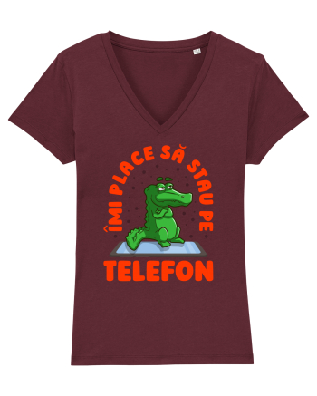 Stau pe telefon v2 Burgundy