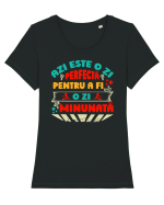 Ziua perfectă Tricou mânecă scurtă guler larg fitted Damă Expresser