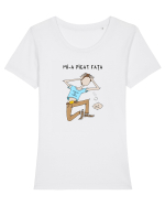 Mi-a picat fața Tricou mânecă scurtă guler larg fitted Damă Expresser