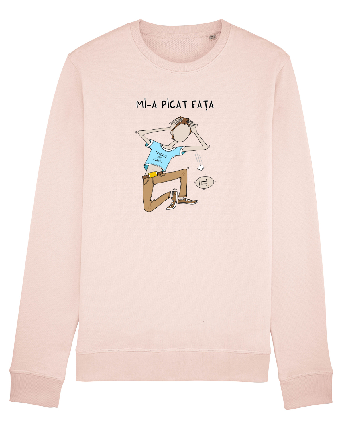 Bluză mânecă lungă Unisex Rise Candy Pink