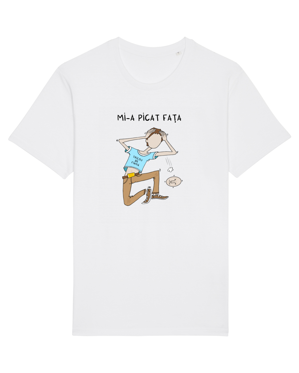 Tricou mânecă scurtă Unisex Rocker White