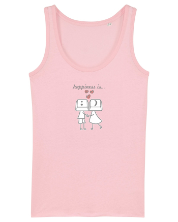 Happiness is :) 3 Cotton Pink