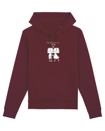 Happiness is :) 3 Burgundy