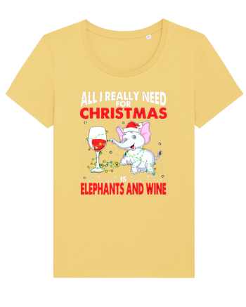 All I Really Need For Christmas Is Elephants And Wine Jojoba