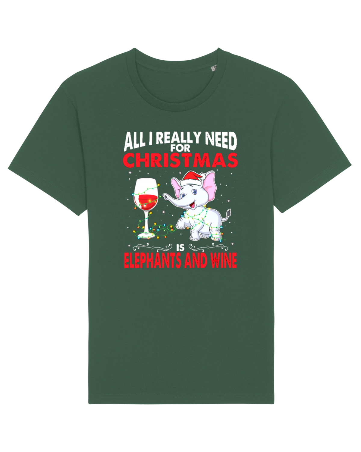 Tricou mânecă scurtă Unisex Rocker Bottle Green