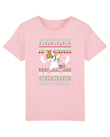 All I Want For Christmas Is A Unicorn Cotton Pink