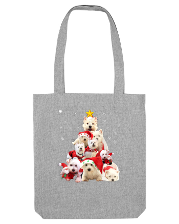 Bishon Christmas Tree Heather Grey